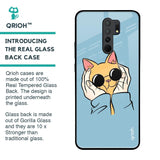 Adorable Cute Kitty Glass Case For Poco M2