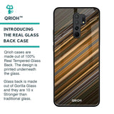 Diagonal Slash Pattern Glass Case for Poco M2