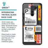 Cool Barcode Label Glass Case For Poco M2