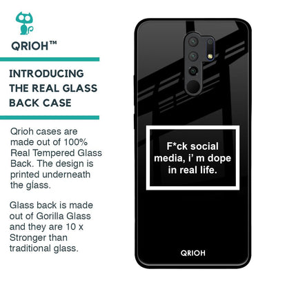 Dope In Life Glass Case for Poco M2