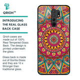 Elegant Mandala Glass Case for Poco M2