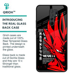 Red Vegeta Glass Case for Poco M2