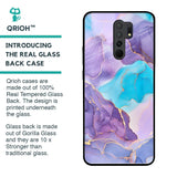 Alcohol ink Marble Glass Case for Poco M2