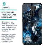 Cloudy Dust Glass Case for Poco M2