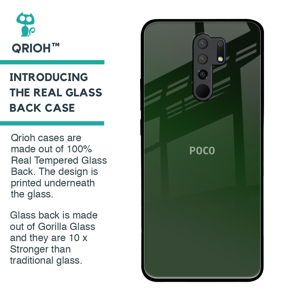 Deep Forest Glass Case for Poco M2