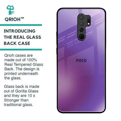 Ultraviolet Gradient Glass Case for Poco M2