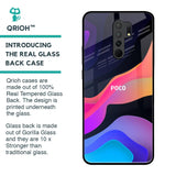 Colorful Fluid Glass Case for Poco M2
