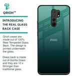 Palm Green Glass Case For Poco M2