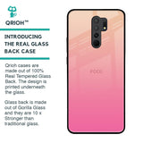 Pastel Pink Gradient Glass Case For Poco M2