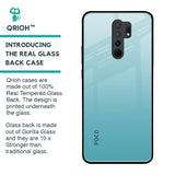 Arctic Blue Glass Case For Poco M2