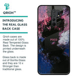Smudge Brush Glass case for Poco M2