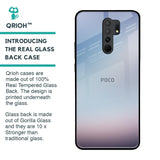 Light Sky Texture Glass Case for Poco M2