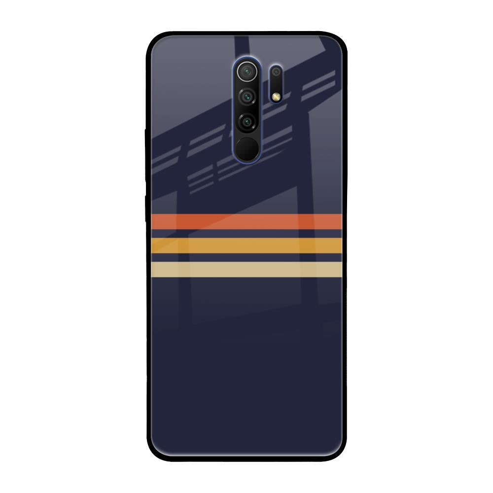 Tricolor Stripes Poco M2 Glass Cases & Covers Online