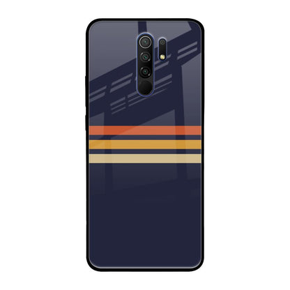 Tricolor Stripes Poco M2 Glass Cases & Covers Online