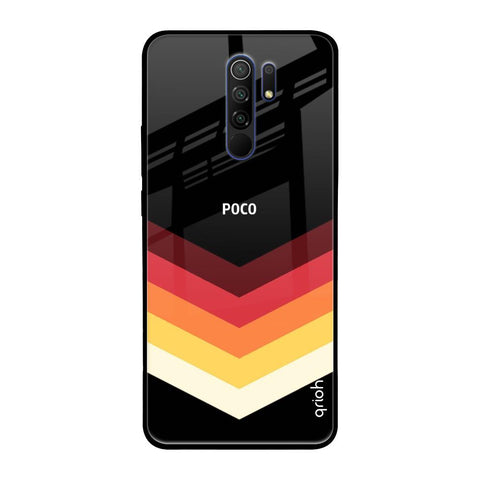 Abstract Arrow Pattern Poco M2 Glass Cases & Covers Online