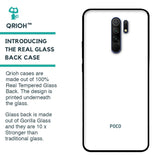 Arctic White Glass Case for Poco M2
