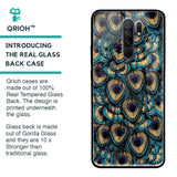 Peacock Feathers Glass case for Poco M2