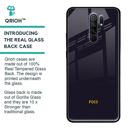Deadlock Black Glass Case For Poco M2