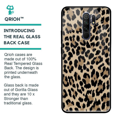 Leopard Seamless Glass Case For Poco M2