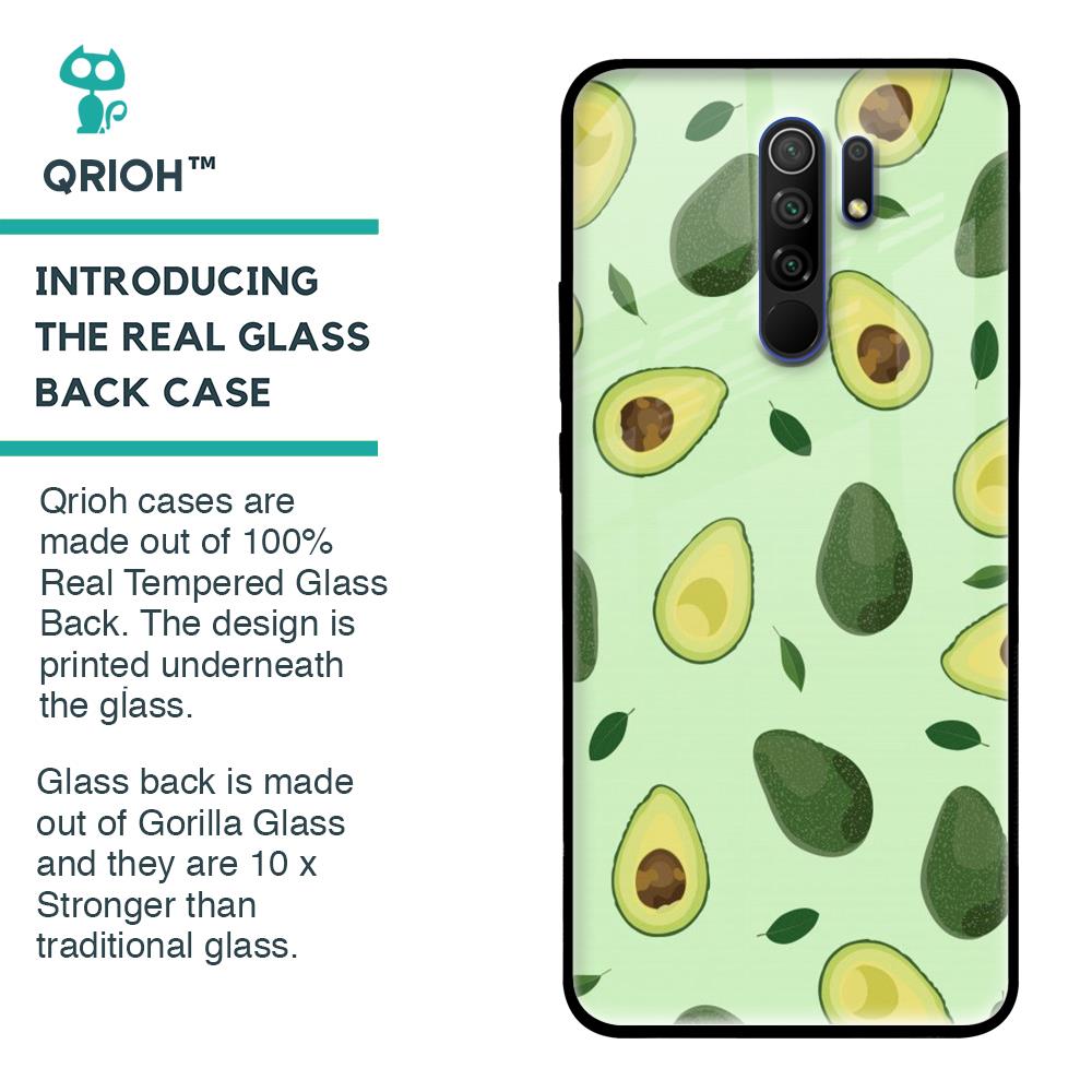 Pears Green Glass Case For Poco M2