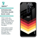 Abstract Arrow Pattern Glass Case For Poco M2