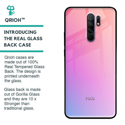 Dusky Iris Glass case for Poco M2