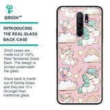 Balloon Unicorn Glass case for Poco M2