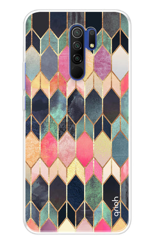 Shimmery Pattern Poco M2 Back Cover