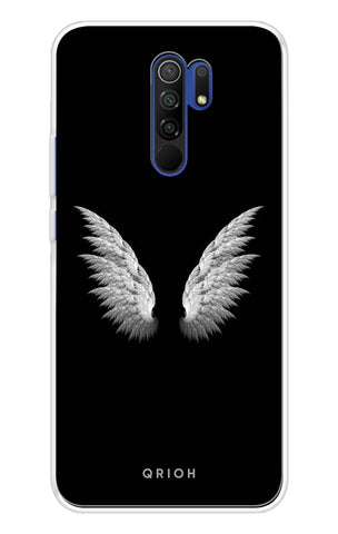 White Angel Wings Poco M2 Back Cover