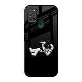 Space Traveller Realme 7i Glass Back Cover Online