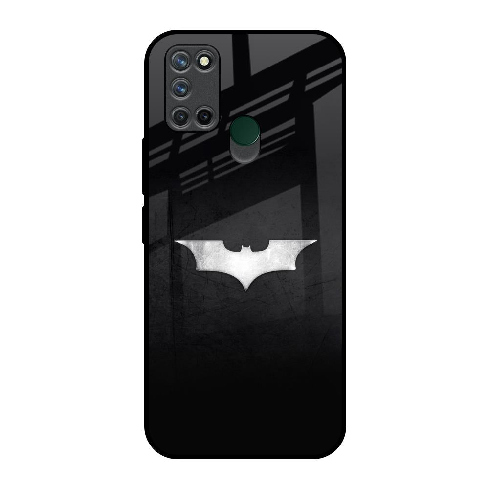 Super Hero Logo Realme 7i Glass Back Cover Online