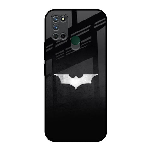 Super Hero Logo Realme 7i Glass Back Cover Online