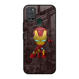 Angry Baby Super Hero Realme 7i Glass Back Cover Online