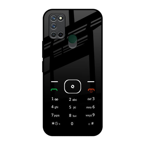 Classic Keypad Pattern Realme 7i Glass Back Cover Online