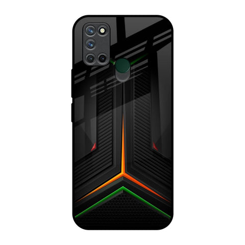 Modern Ultra Chevron Realme 7i Glass Back Cover Online