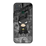Cartoon Art Realme 7i Glass Back Cover Online