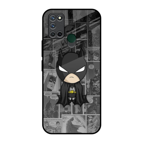 Cartoon Art Realme 7i Glass Back Cover Online