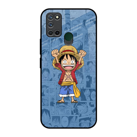 Chubby Anime Realme 7i Glass Back Cover Online