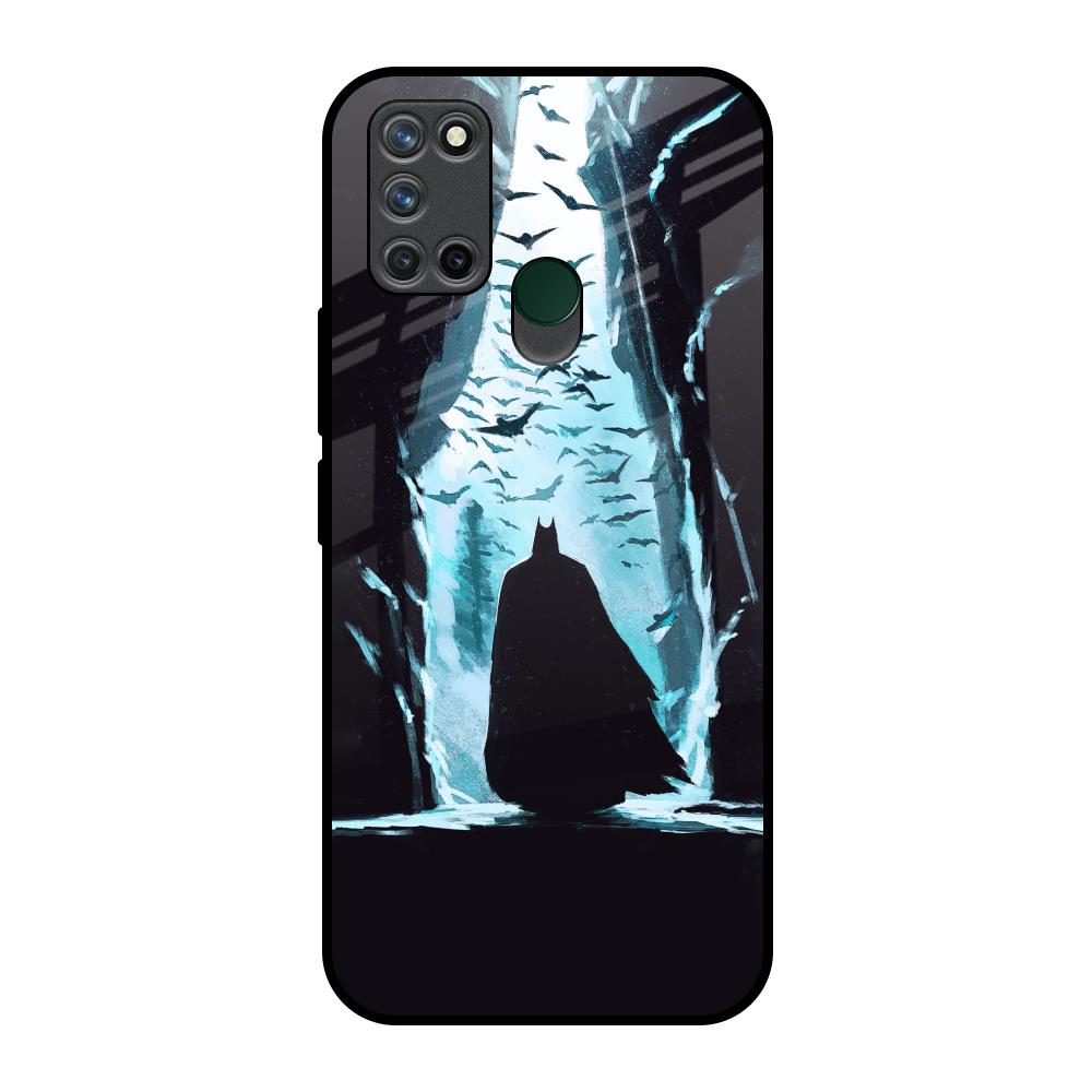 Dark Man In Cave Realme 7i Glass Back Cover Online