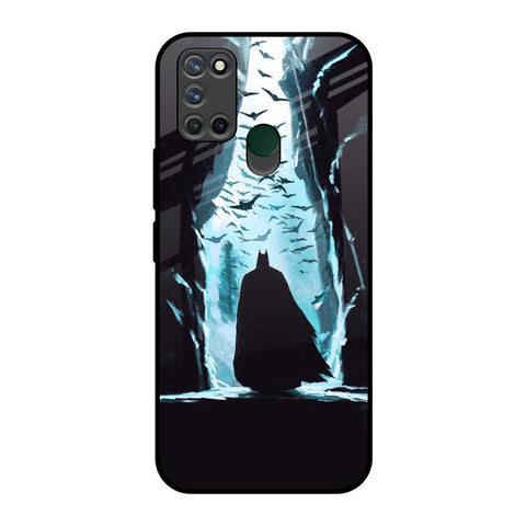Dark Man In Cave Realme 7i Glass Back Cover Online
