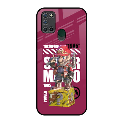 Gangster Hero Realme 7i Glass Back Cover Online