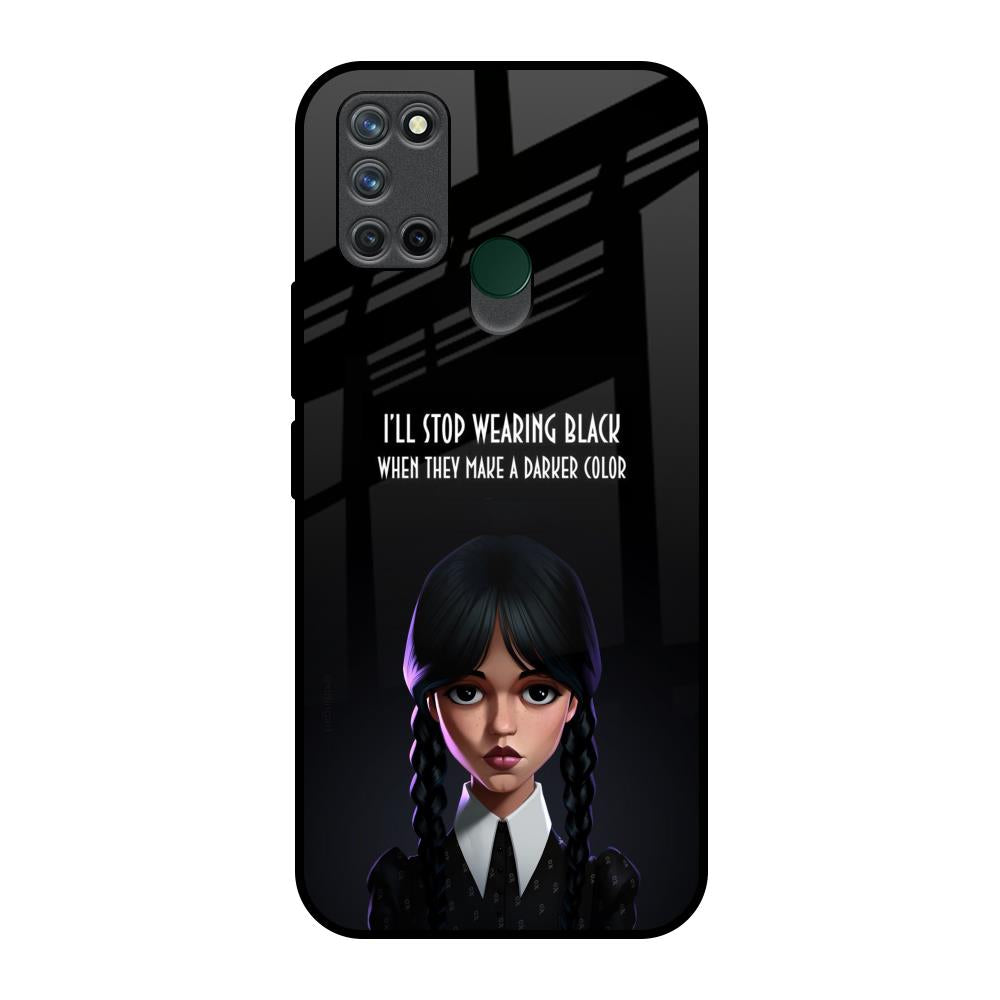 Aesthetic Digital Art Realme 7i Glass Back Cover Online