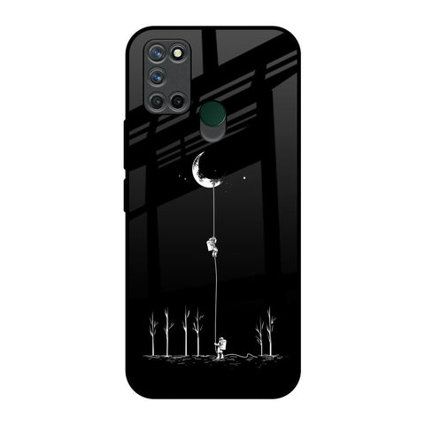 Catch the Moon Realme 7i Glass Back Cover Online