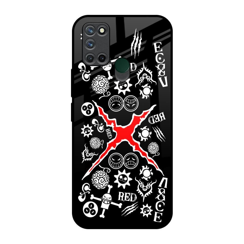 Red Zone Realme 7i Glass Back Cover Online