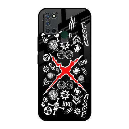 Red Zone Realme 7i Glass Back Cover Online