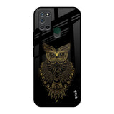 Golden Owl Realme 7i Glass Back Cover Online