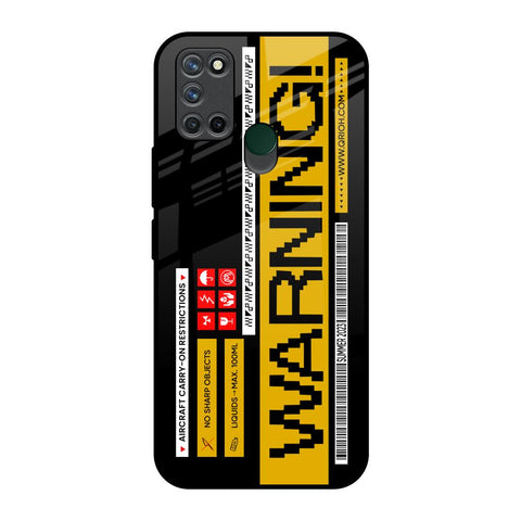 Aircraft Warning Realme 7i Glass Back Cover Online