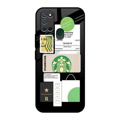 Coffee Latte Realme 7i Glass Back Cover Online