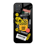 Danger Signs Realme 7i Glass Back Cover Online