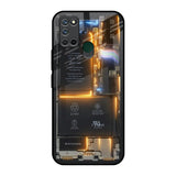 Glow Up Skeleton Realme 7i Glass Back Cover Online